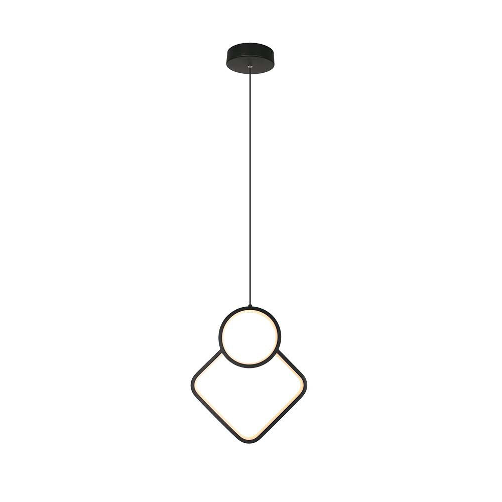 12W Sufitowa lampa LED / Wymiary:280x1800mm / Barwa: 4000K / Obudowa: Czarna /