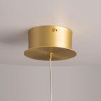 Maytoni Lampa wisząca Splash - Aluminium - Złoty MOD282PL-L8G3K