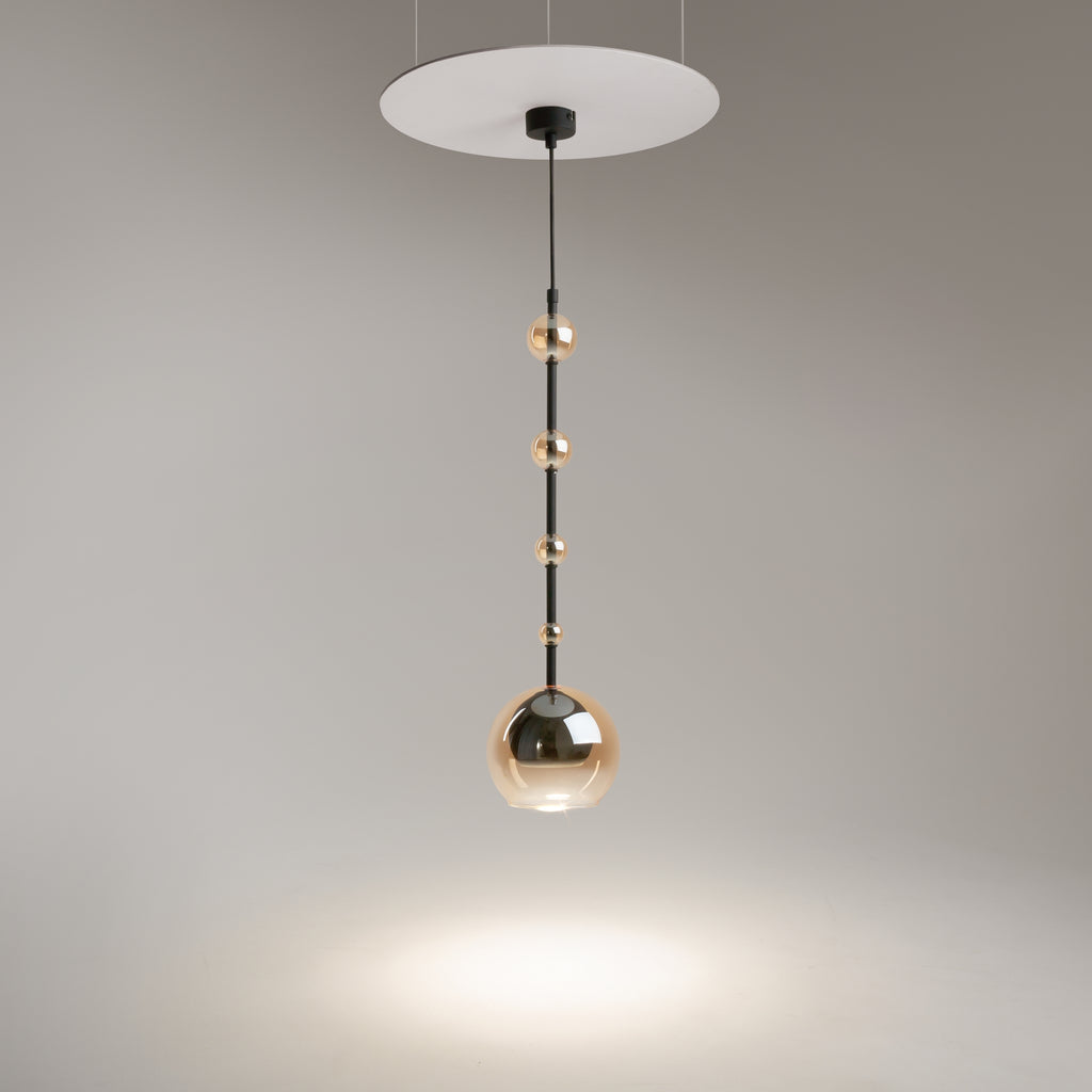 Maytoni Lampa wisząca Ros - Metal - Czarny MOD227PL-01B1