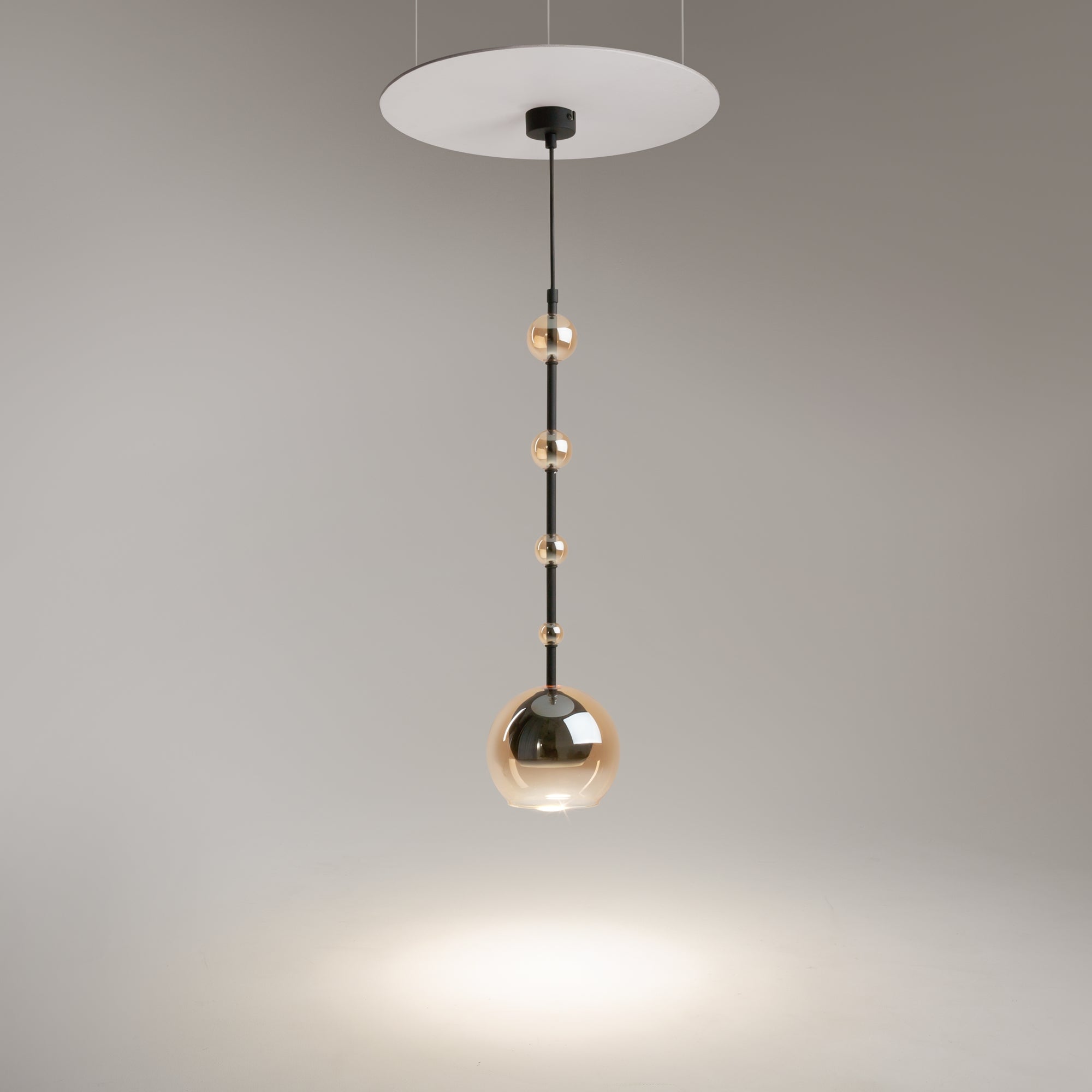 Maytoni Lampa wisząca Ros - Metal - Czarny MOD227PL-01B1