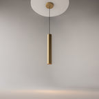 Maytoni Lampa wisząca Pro Focus - Aluminium - Złoty MOD161PL-01G1