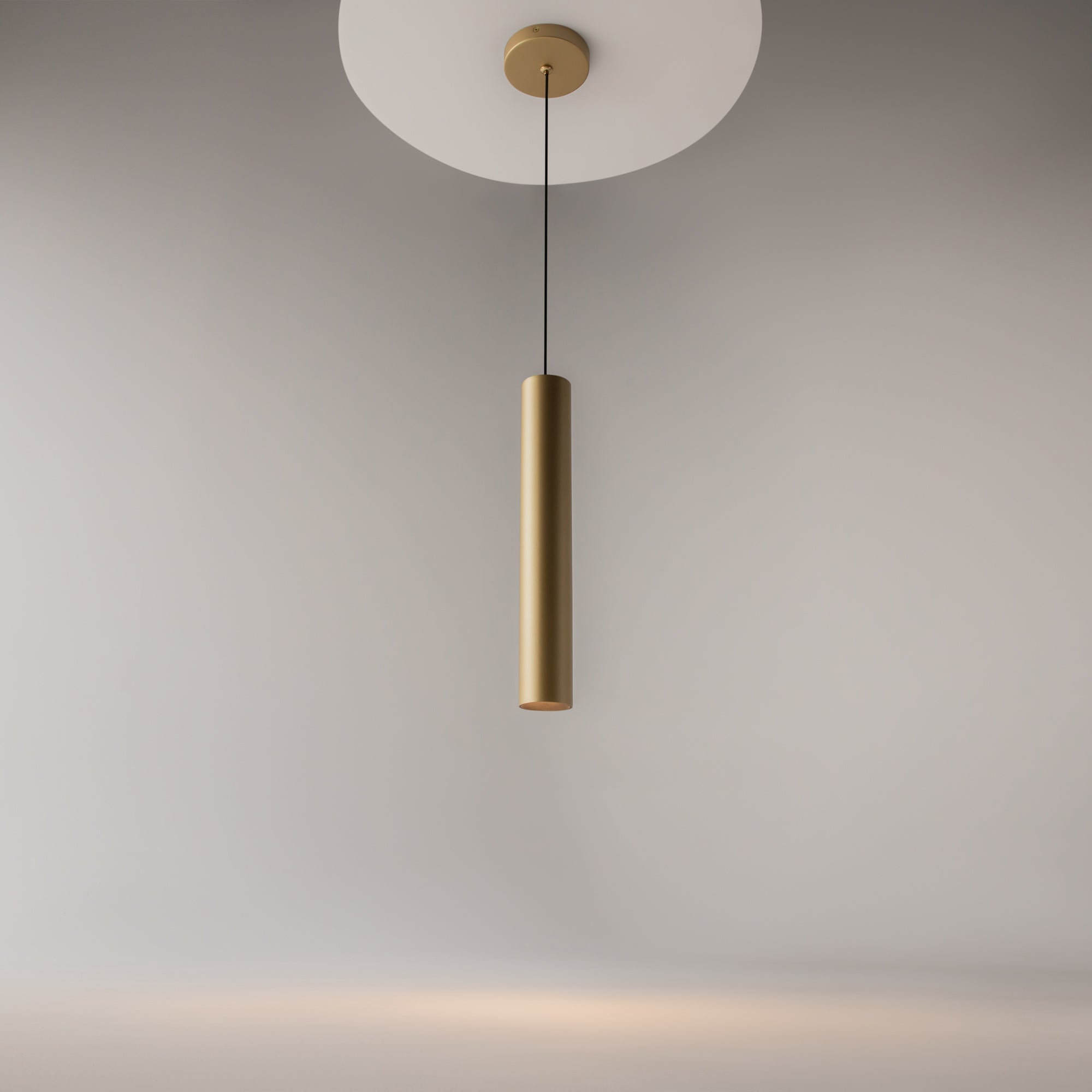 Maytoni Lampa wisząca Pro Focus - Aluminium - Złoty MOD161PL-01G1