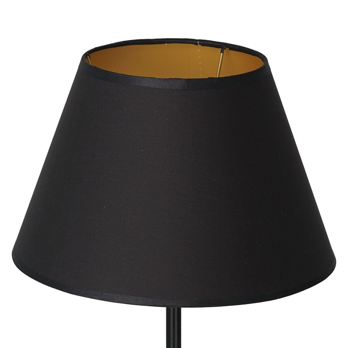 lampka gab. Arden H 58 black, cone shade dia 150/300, h 180 black/gold 1xE27