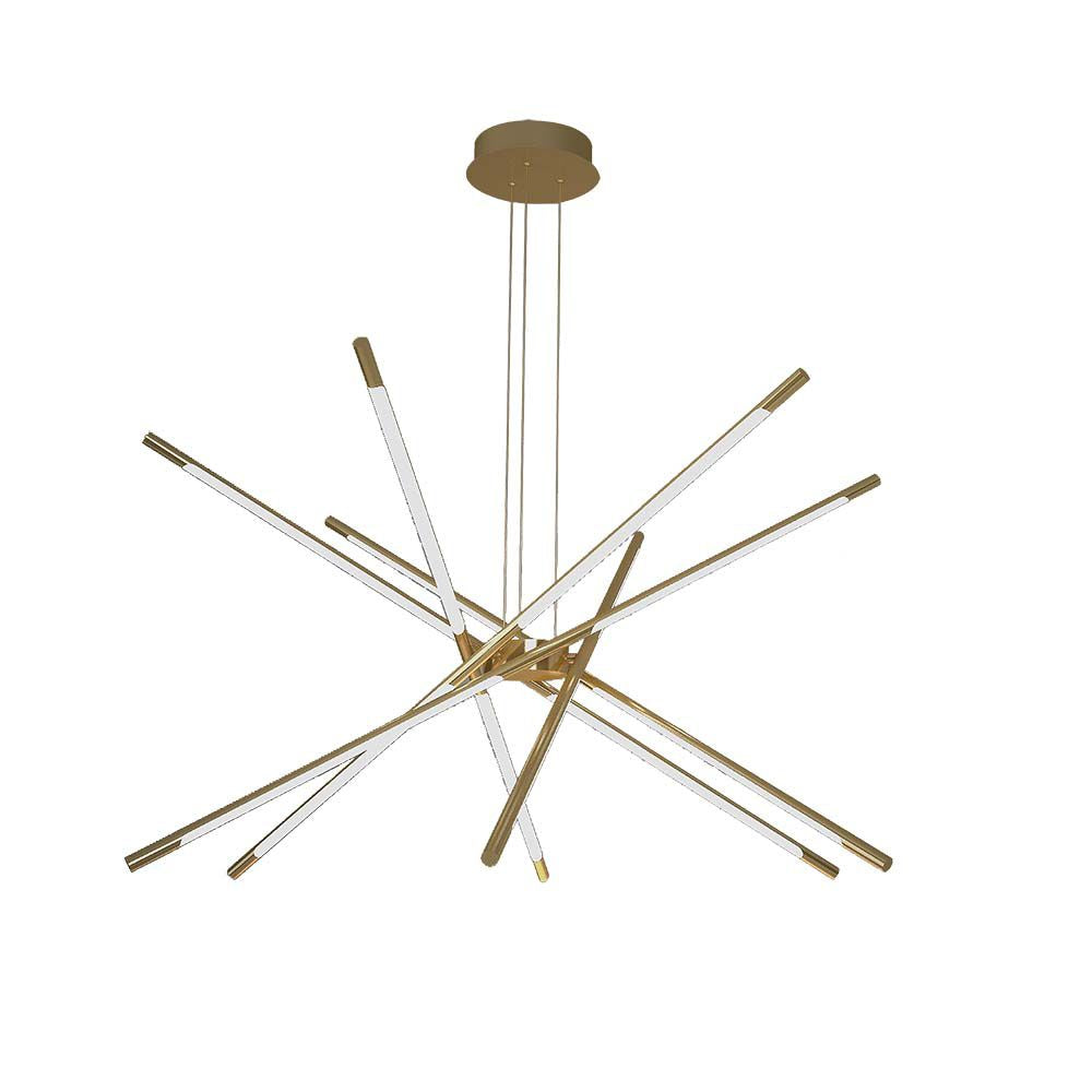 50W Dekoracyjna lampa wisząca LED D:85xH31xH120CM 3000K / Obudowa: Złota