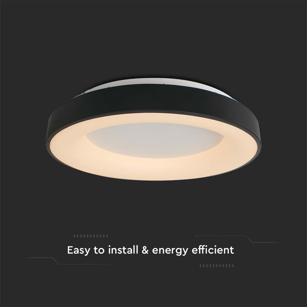 50W Dekoracyjna lampa sufitowa LED D: 60xH9CM 3000K / Obudowa: Czarna