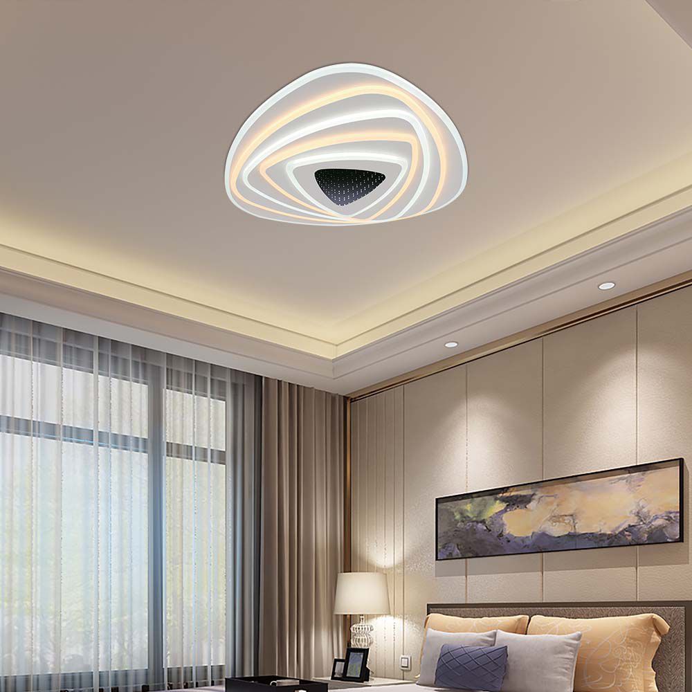 VT-7959 120W LED SMART DECORATIVE CEILING LAMP 500x500MM 3IN1 REMOTE CONTROL DIMMABLE WHITE