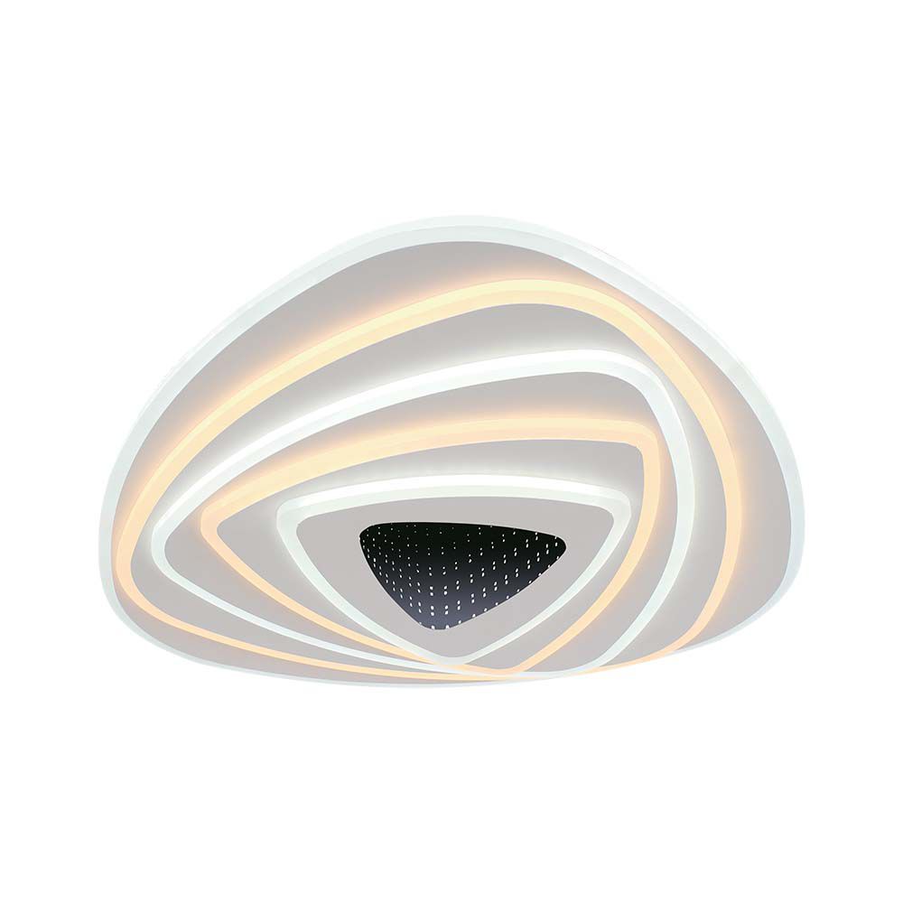 VT-7959 120W LED SMART DECORATIVE CEILING LAMP 500x500MM 3IN1 REMOTE CONTROL DIMMABLE WHITE