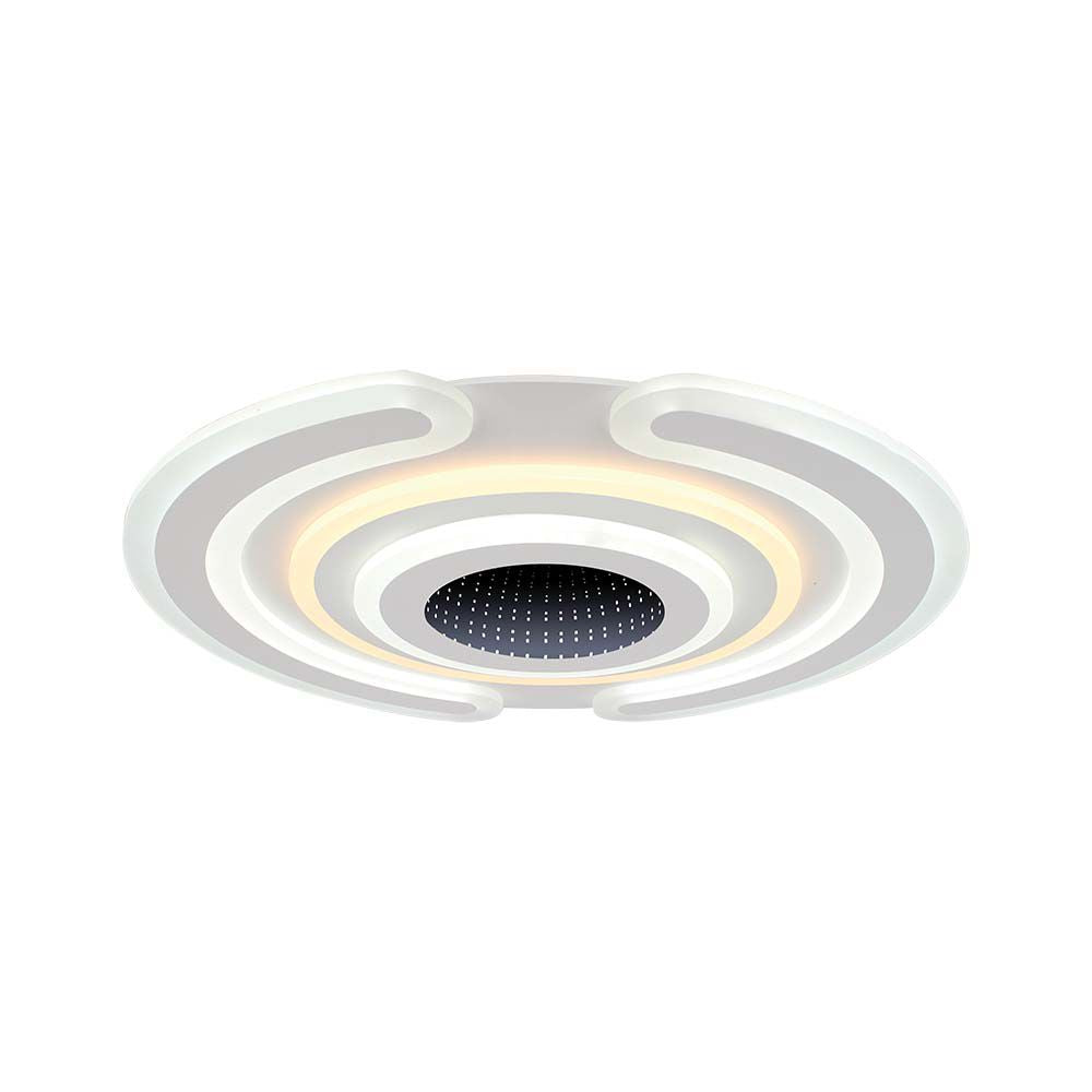 VT-7960 95W LED SMART DECORATIVE CEILING LAMP 520x500MM 3IN1 REMOTE CONTROL DIMMABLE WHITE