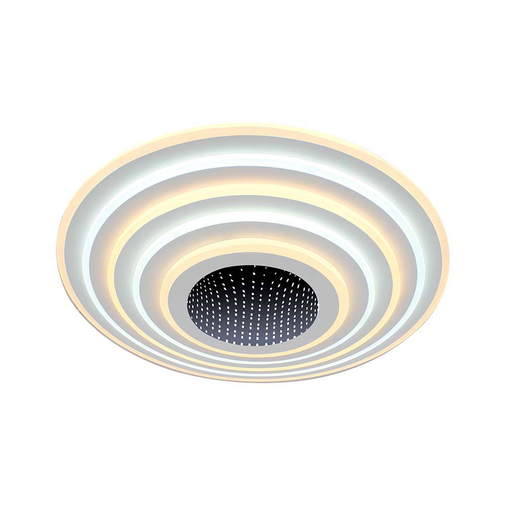 VT-7961 125W LED SMART DECORATIVE CEILING LAMP 500x500MM 3IN1 REMOTE CONTROL DIMMABLE WHITE