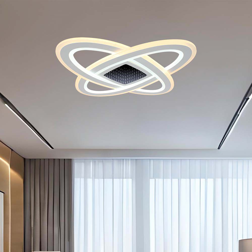 VT-7962 130W LED SMART DECORATIVE CEILING LAMP 620x620MM 3IN1 REMOTE CONTROL DIMMABLE WHITE