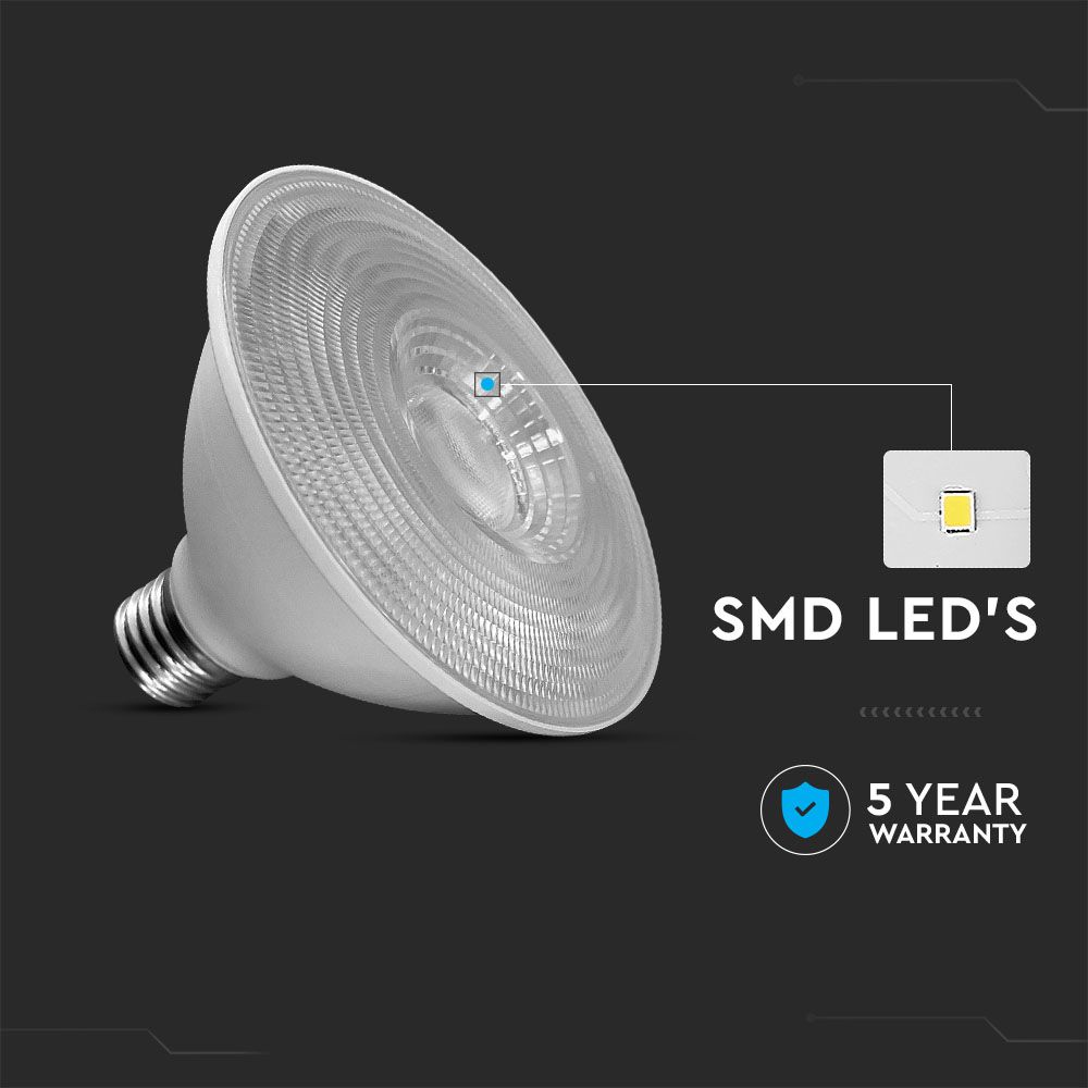 11W PAR 30 Żarówka LED / Chip SAMSUNG / Barwa:3000K / Trzonek:E27