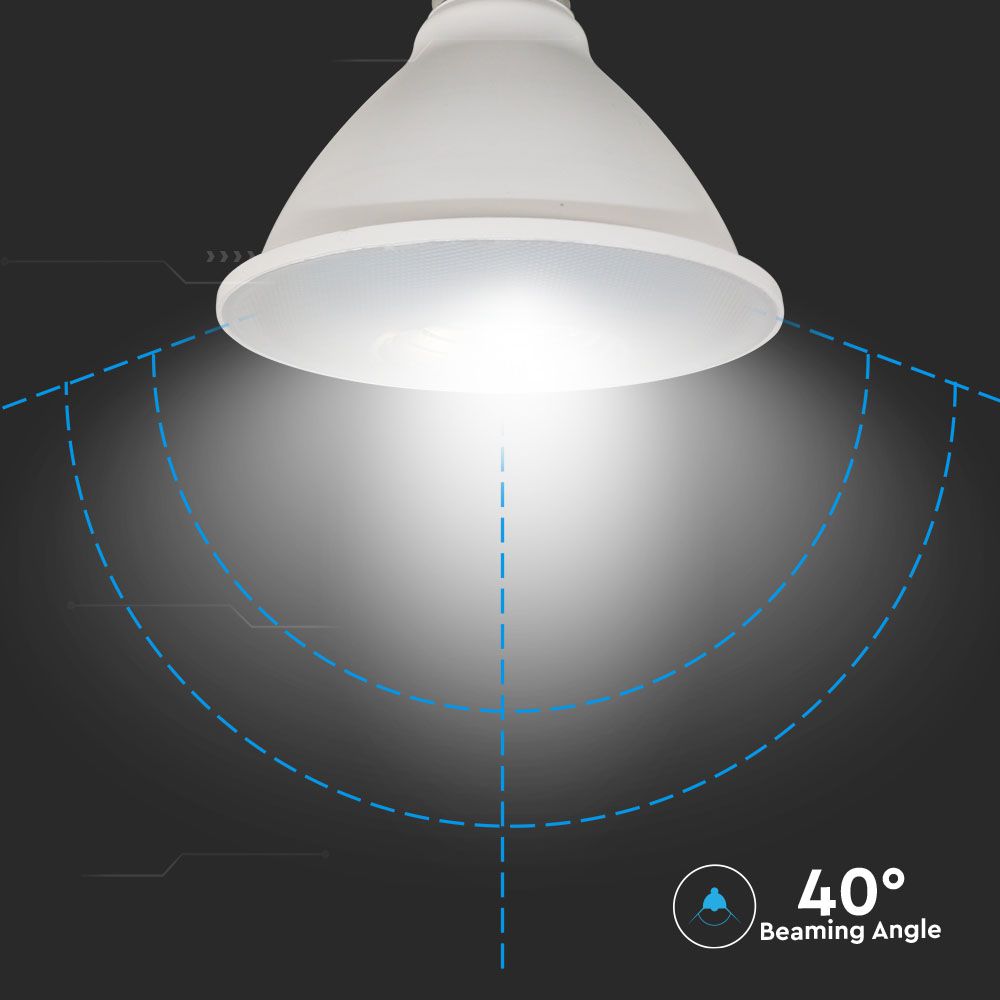11W PAR 30 Żarówka LED / Chip SAMSUNG / Barwa:6400K / Trzonek:E27
