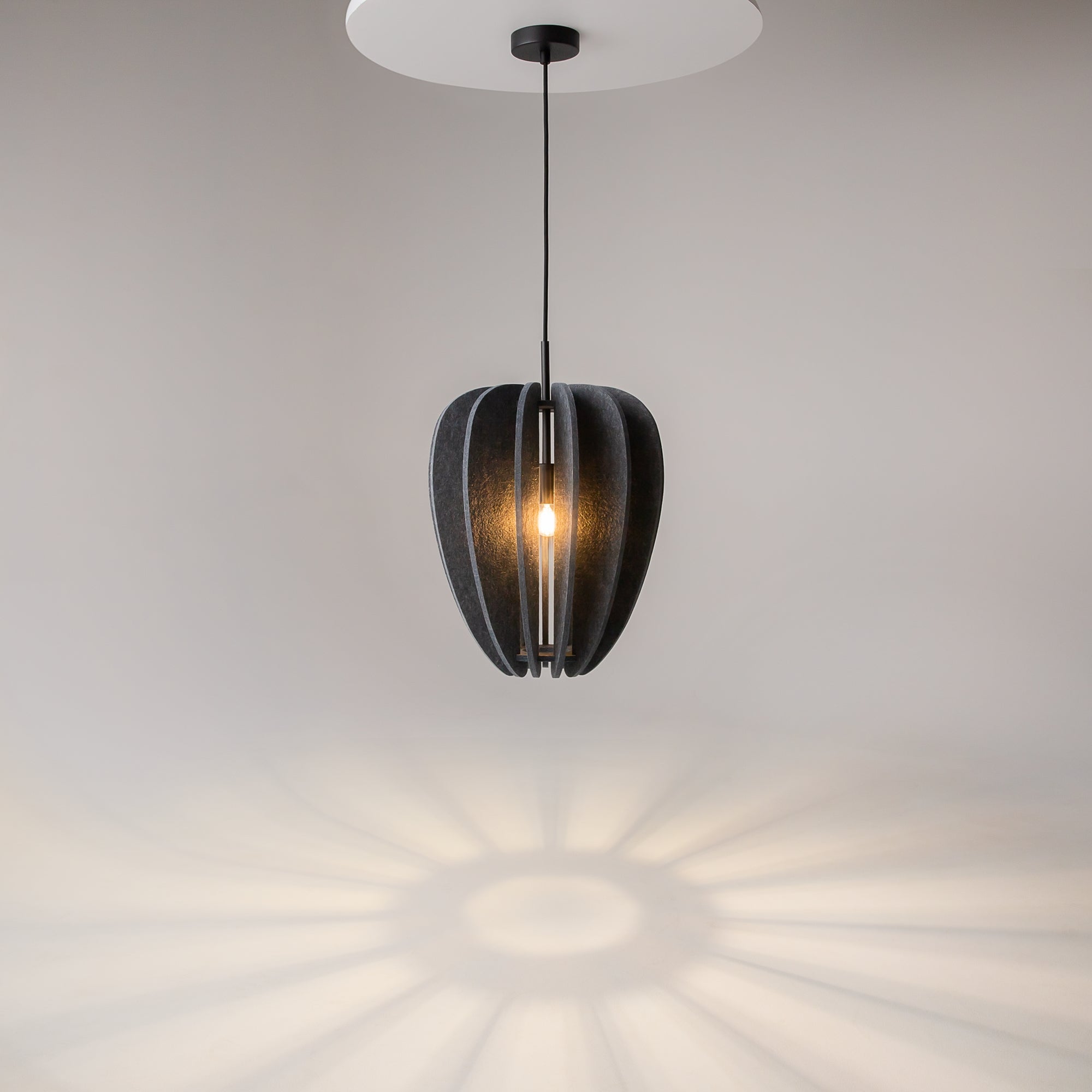 Maytoni Lampa wisząca Cambio - Aluminium - Czarny MOD398PL-01GR