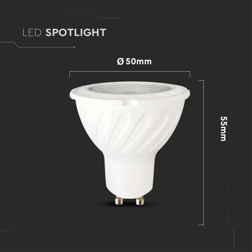 7W GU10 Żarówka LED / Chip SAMSUNG / Barwa:4000K / Trzonek:GU10