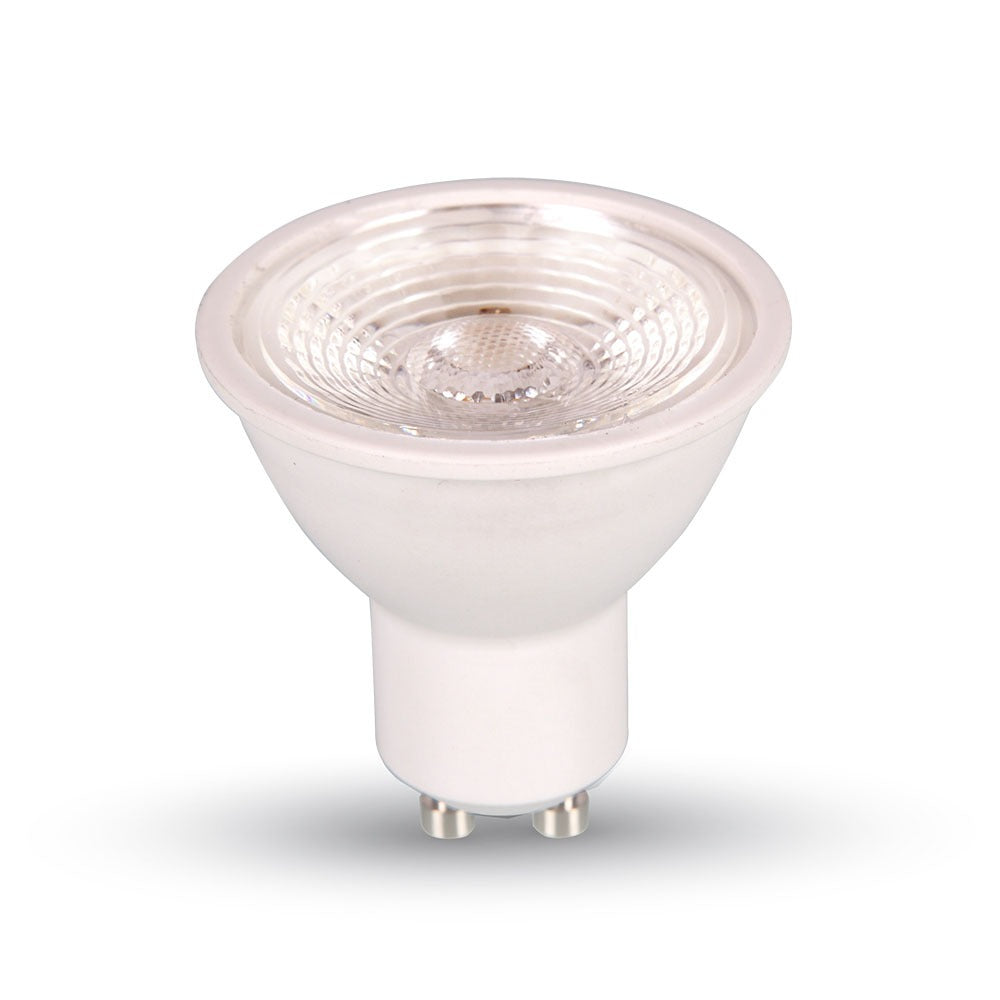 7W GU10 Żarówka LED / Barwa:6000K / Kąt 38' / Trzonek:GU10 / Ściemniana