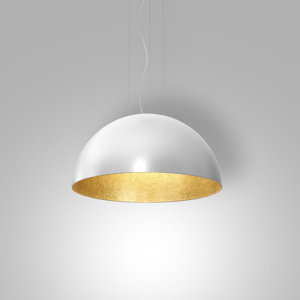 żyrandol Compo 1/2 bool ( dia 800) white/gold 1xE27