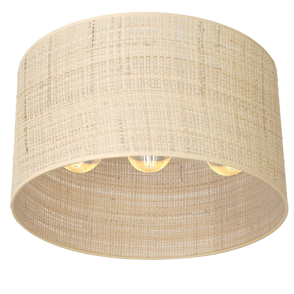 plafon Rattan cylinder shade dia 400 h 200 3xE27