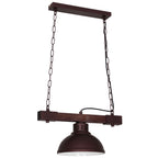 żyrandol Hakon dark wood 1xE27