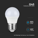 7W G45 Żarówka LED / Chip SAMSUNG / Barwa:4000K / Trzonek:E27