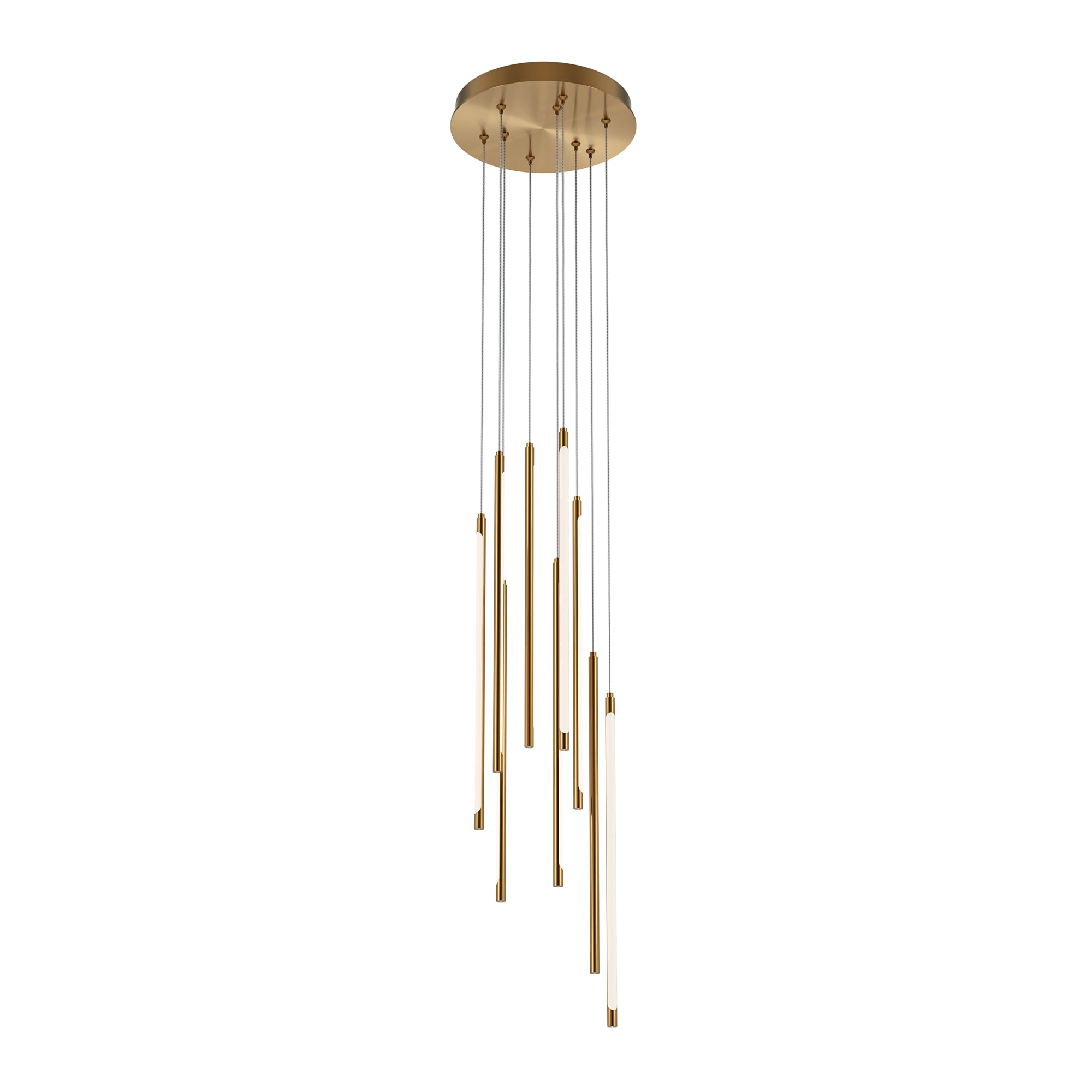 Maytoni Lampa wisząca Light stick - Aluminium - Mosiądz MOD236PL-L54BS3K