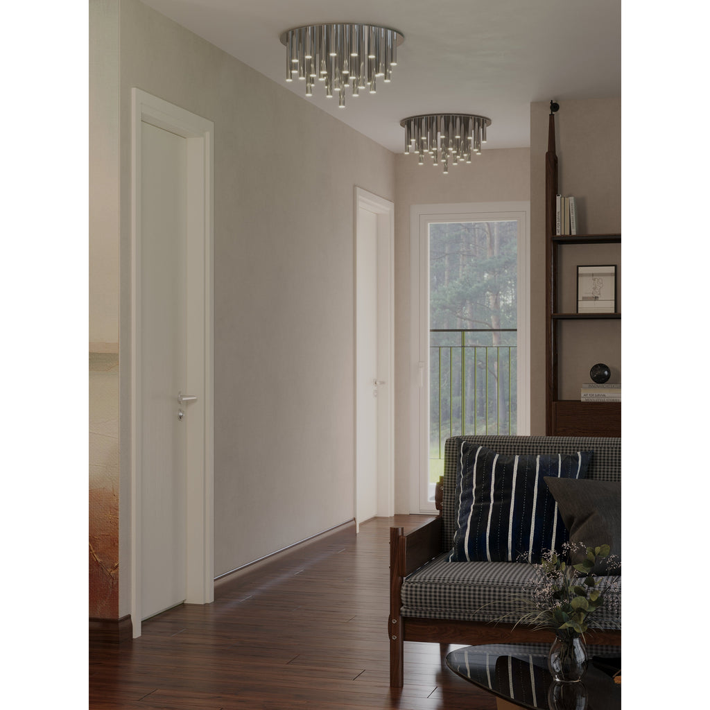 Maxlight Plafon Organic 60cm - Metal + akryl - Chrom C0115D