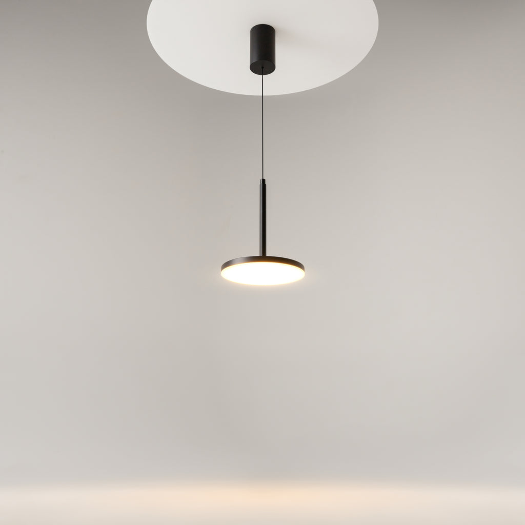 Maytoni Lampa wisząca Plato - Aluminium - Czarny P076PL-L12W3K-B
