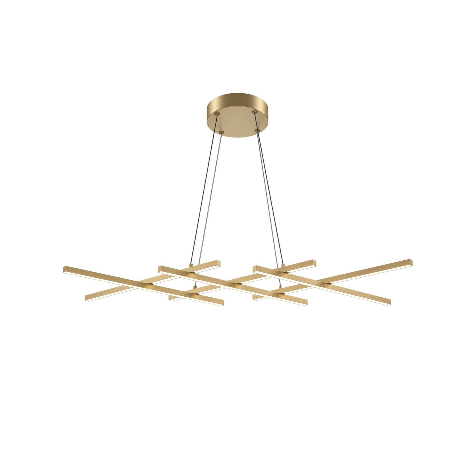 Maytoni Lampa wisząca Halo - Aluminium - Mosiądz MOD244PL-L50BSK