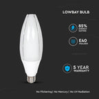 60W Uliczna Żarówka LED / Chip SAMSUNG / Barwa:6400K / Trzonek:E40