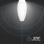 60W Uliczna Żarówka LED / Chip SAMSUNG / Barwa:4000K / Trzonek:E40