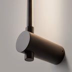 Maytoni Kinkiet Rotta - Aluminium - Czarny MOD413WL-L6B3K
