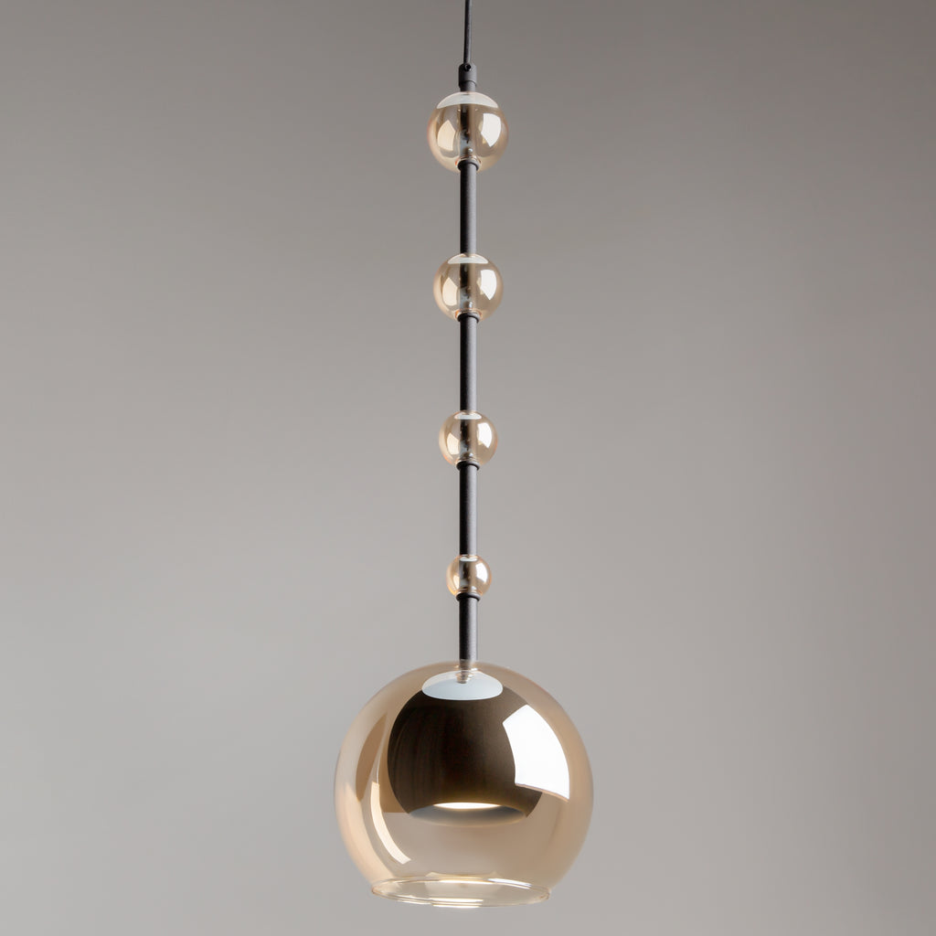 Maytoni Lampa wisząca Ros - Metal - Czarny MOD227PL-01B1