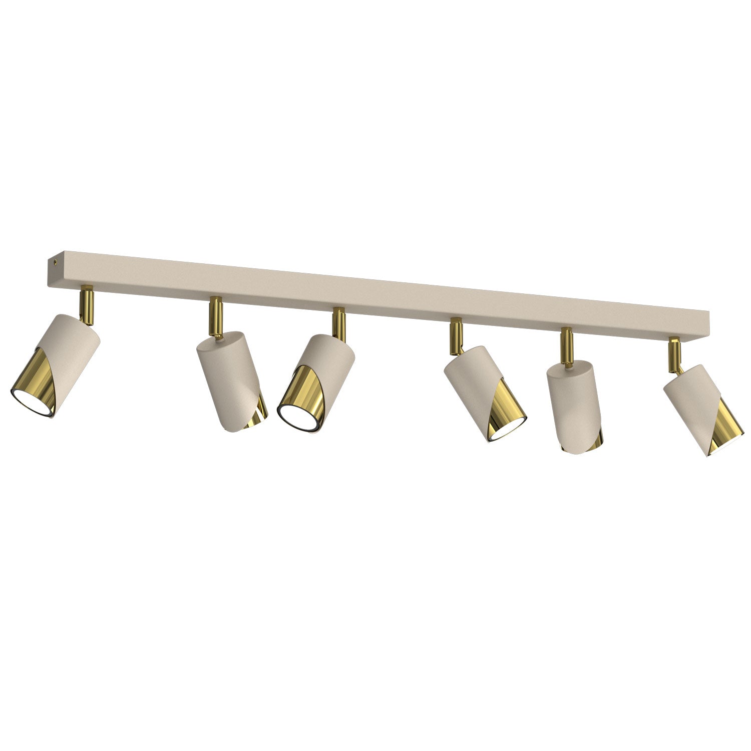 spot Shift line bar 900, beige/gold 6xGU10