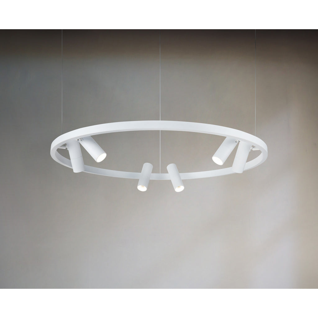 Maytoni Lampa wisząca Satellite - Metal + akryl - Biały MOD102PL-L42W