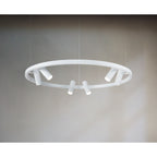 Maytoni Lampa wisząca Satellite - Metal + akryl - Biały MOD102PL-L42W