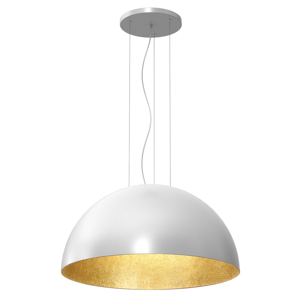 żyrandol Compo 1/2 bool ( dia 800) white/gold 1xE27