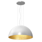 żyrandol Compo 1/2 bool ( dia 800) white/gold 1xE27