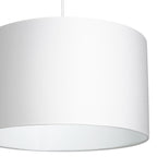 żyrandol Arden white, cylinder shade dia 400, h 250 white 1xE27
