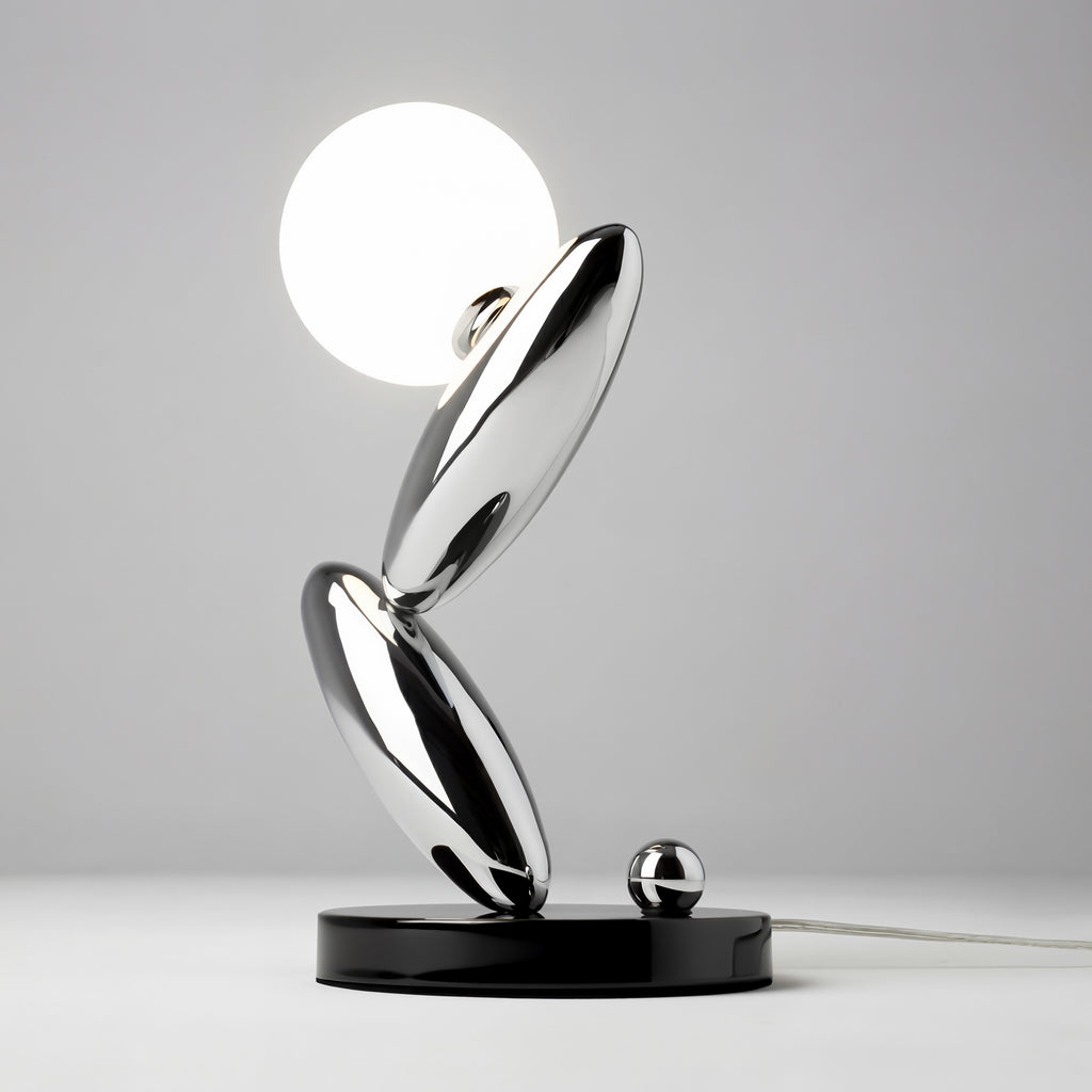 Maytoni Lampa stołowa Resonance - Metal - Platynowy MOD482TL-L6PT3K