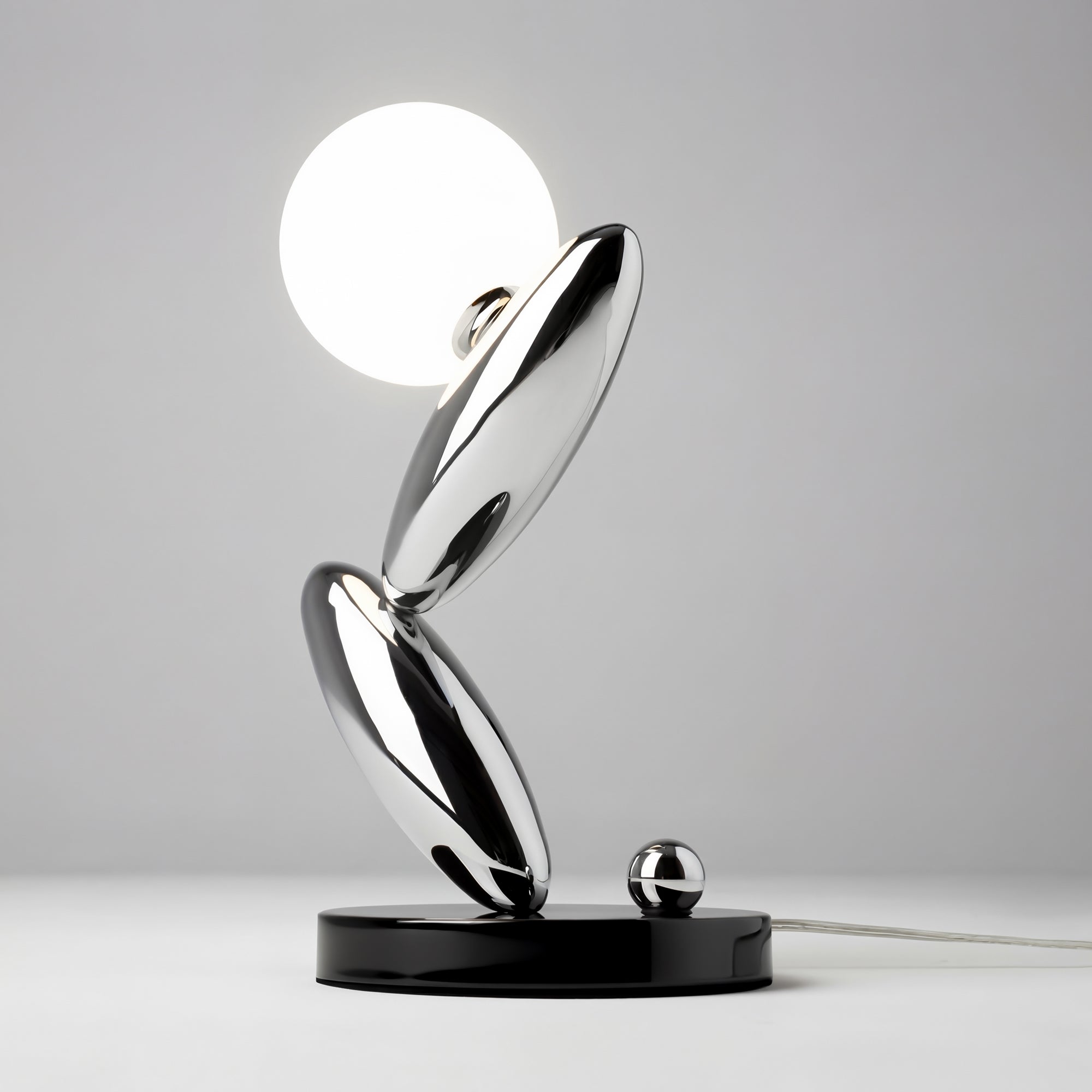 Maytoni Lampa stołowa Resonance - Metal - Platynowy MOD482TL-L6PT3K