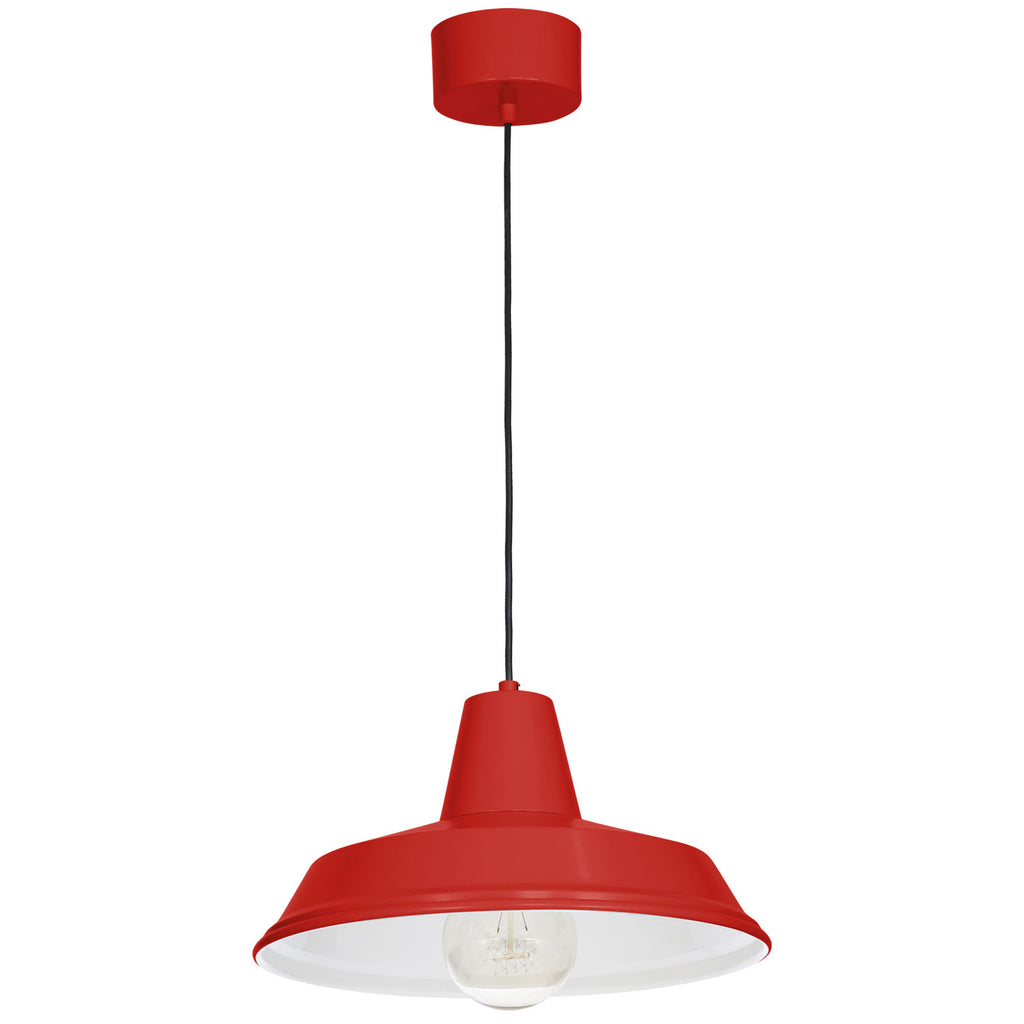 żyrandol Class red matt 1xE27