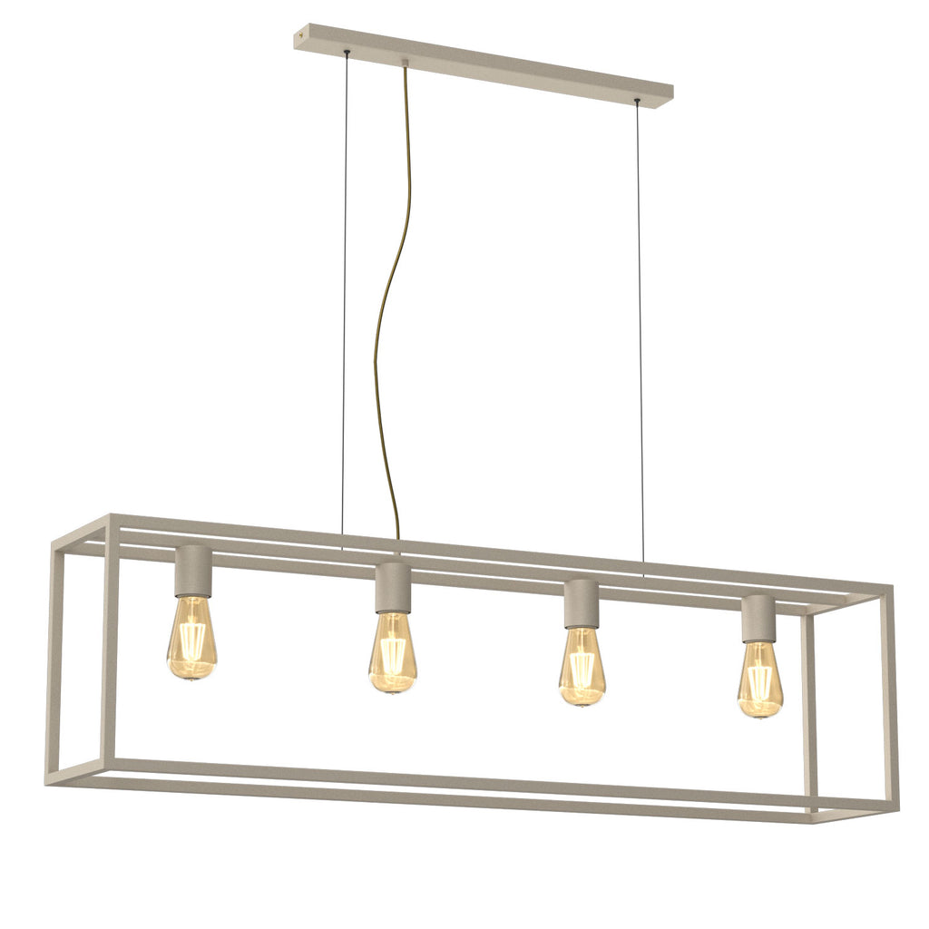 żyrandol Frame beige 4xE27