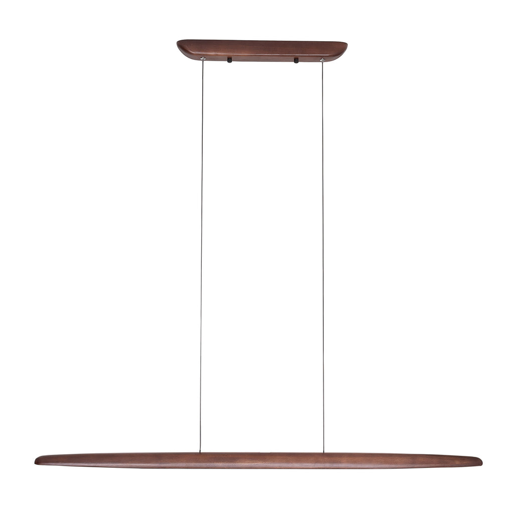 Maxlight Lampa wisząca Woody - Metal + drewno - Ciemne drewno P0598