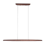 Maxlight Lampa wisząca Woody - Metal + drewno - Ciemne drewno P0598