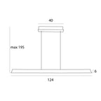 Maxlight Lampa wisząca Jo-Jo Simple - Metal - Czarny + szary P0595