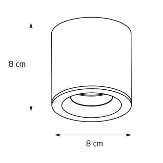Maxlight Plafon Form - Metal - Biały C0215