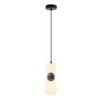 Maxlight Lampa wisząca Modern 13W - Metal + szkło - Czarny P0629