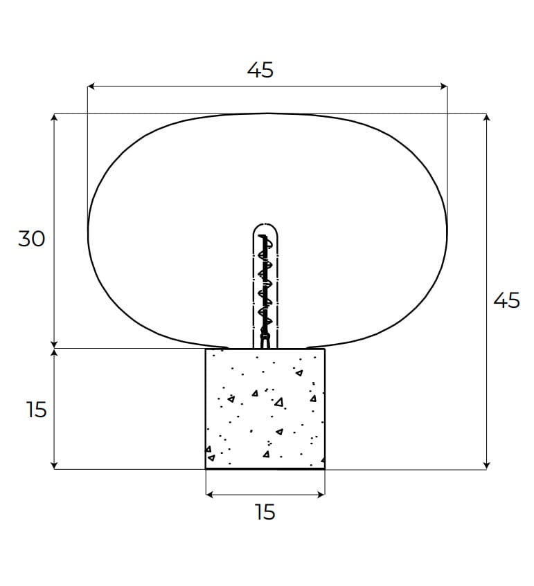 Maxlight Lampa stołowa Moonstone - Marmur + szkło - Szkło dymione + czarny marmur T0057