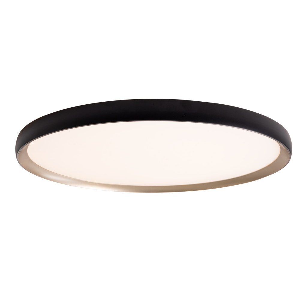 Maxlight Plafon Vik 50cm - Metal - Czarny + złoty C0237