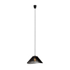 Maxlight Lampa wisząca Amalfi I - Pleciony papier - Czarny P0579