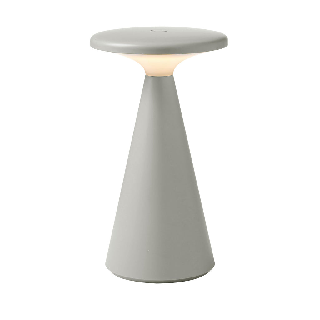 Maxlight Lampa stołowa Funghi - Plastik - Szary T0064